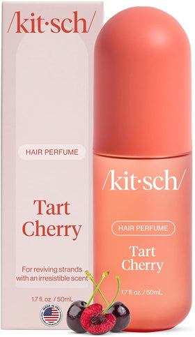 Kitsch front bottle showing tart cherry scent and portable design benefit