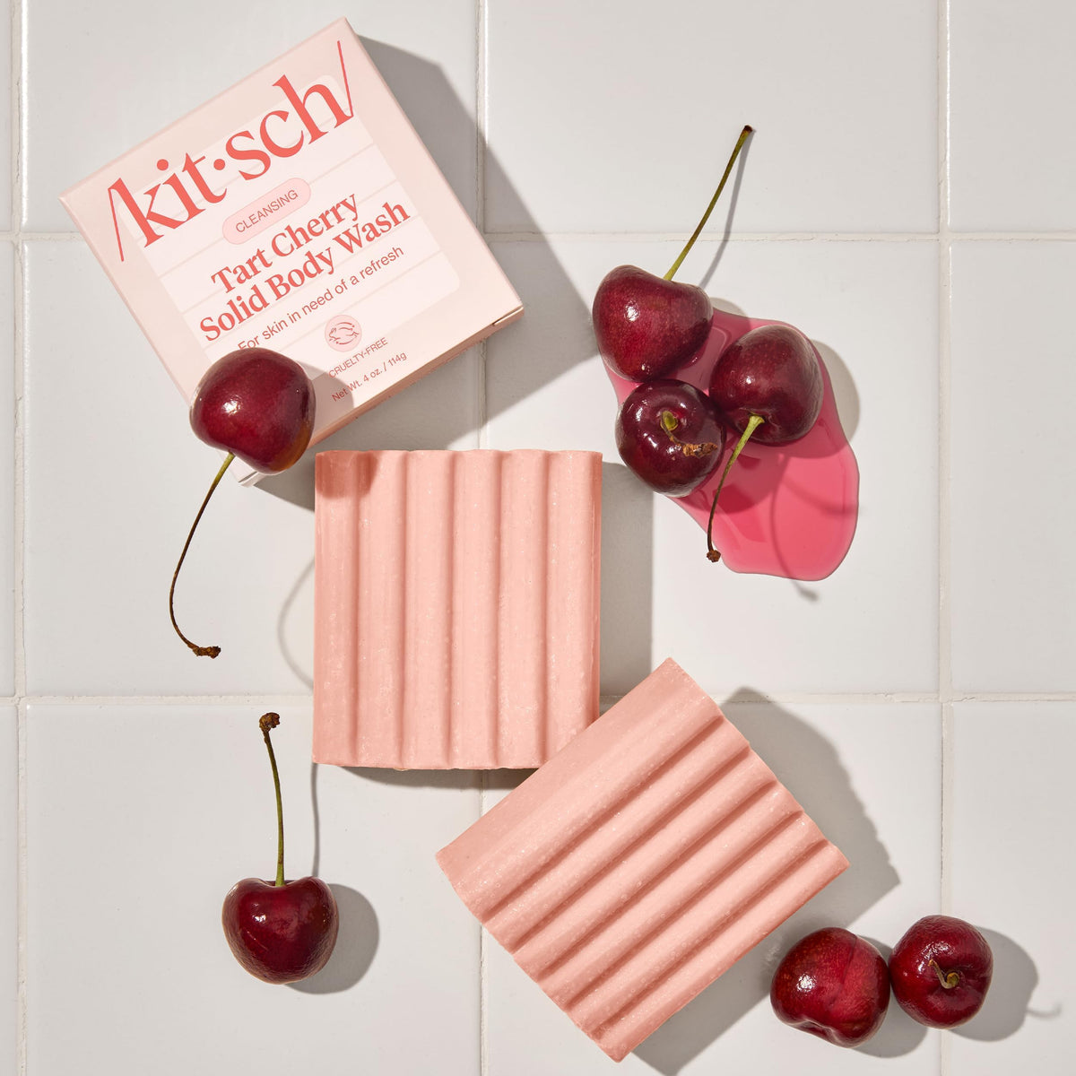 Kitsch soap with travel tin set for compact, TSA-friendly packing
