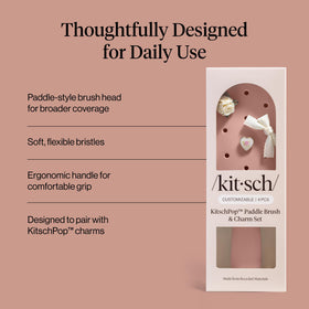 Kitsch ergonomic handle detail offering comfortable grip control advantage