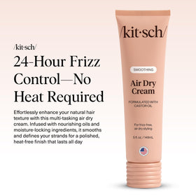 Kitsch cream texture close-up highlighting smooth, non-greasy finish