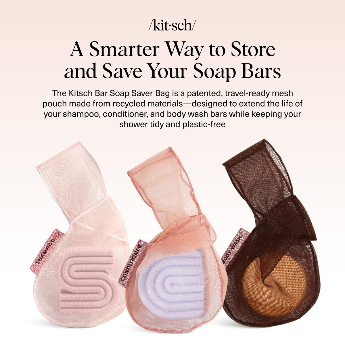Kitsch close-up of recycled mesh texture highlighting quick-dry airflow benefit