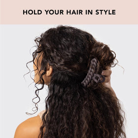 Kitsch three neutral clips laid flat to show color coordination benefit