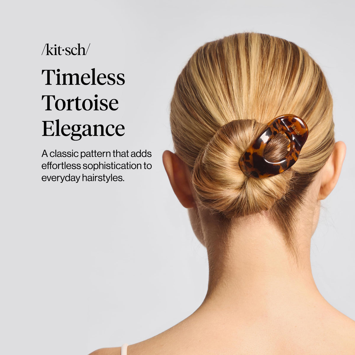 Kitsch tortoise side profile illustrating low-profile shape and comfortable fit