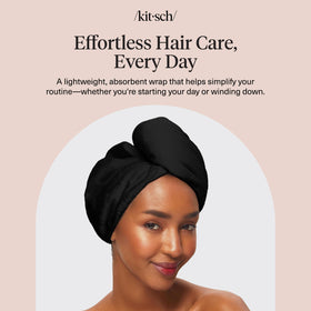 Kitsch compact towel on beach towel showing travel-ready, fast-drying advantage