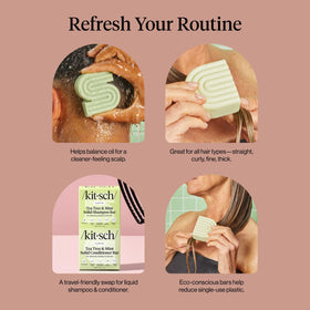 Kitsch bars in travel pouch inside gym bag for low-waste routines