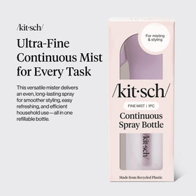 Kitsch placed in toiletry bag with travel items to show compact packability