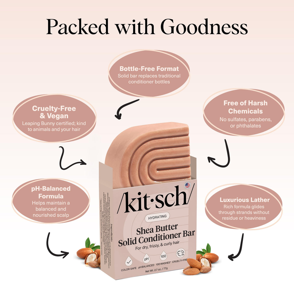 Kitsch compact travel tin with bar, TSA-friendly for trips