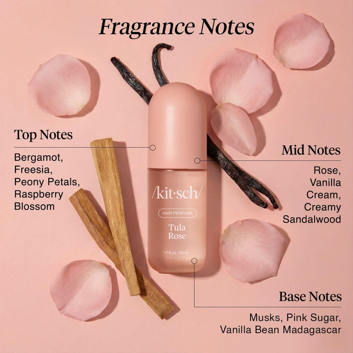 Kitsch Tula Rose inside a beach bag illustrating travel-ready freshness after outdoors