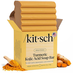 Kitsch packaging front view showing soap bar and benefits