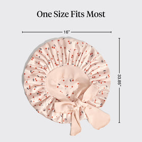 Kitsch bonnet interior lining view showing roomy space for curls