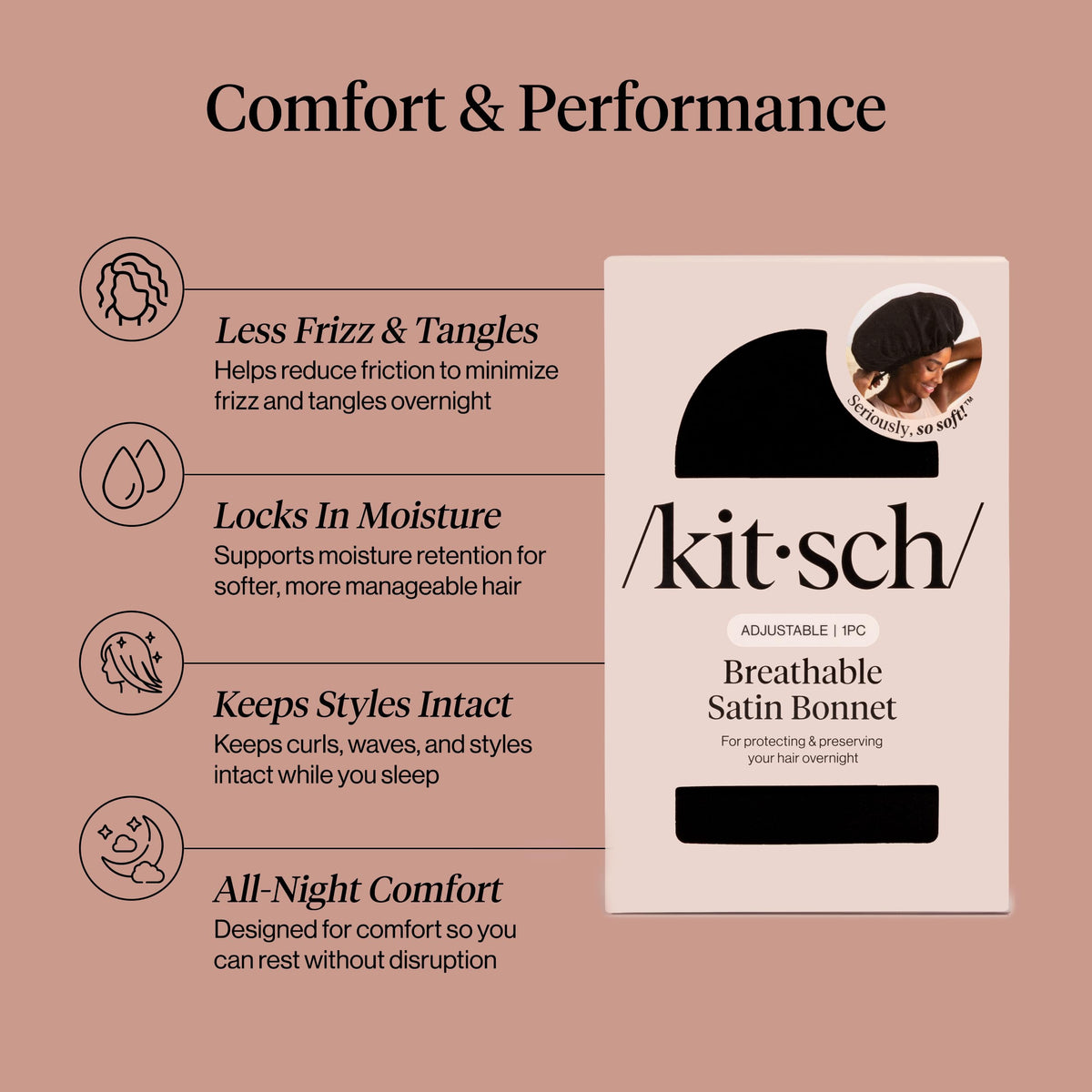 kitsch interior lining shot showing double-layer for moisture retention