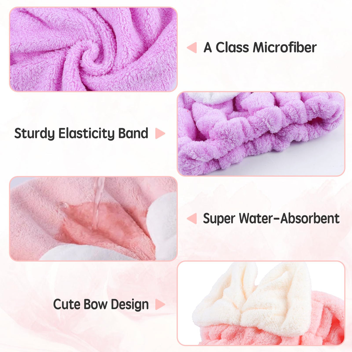 Kldnkig hair cap worn after shower demonstrating quick-drying benefit