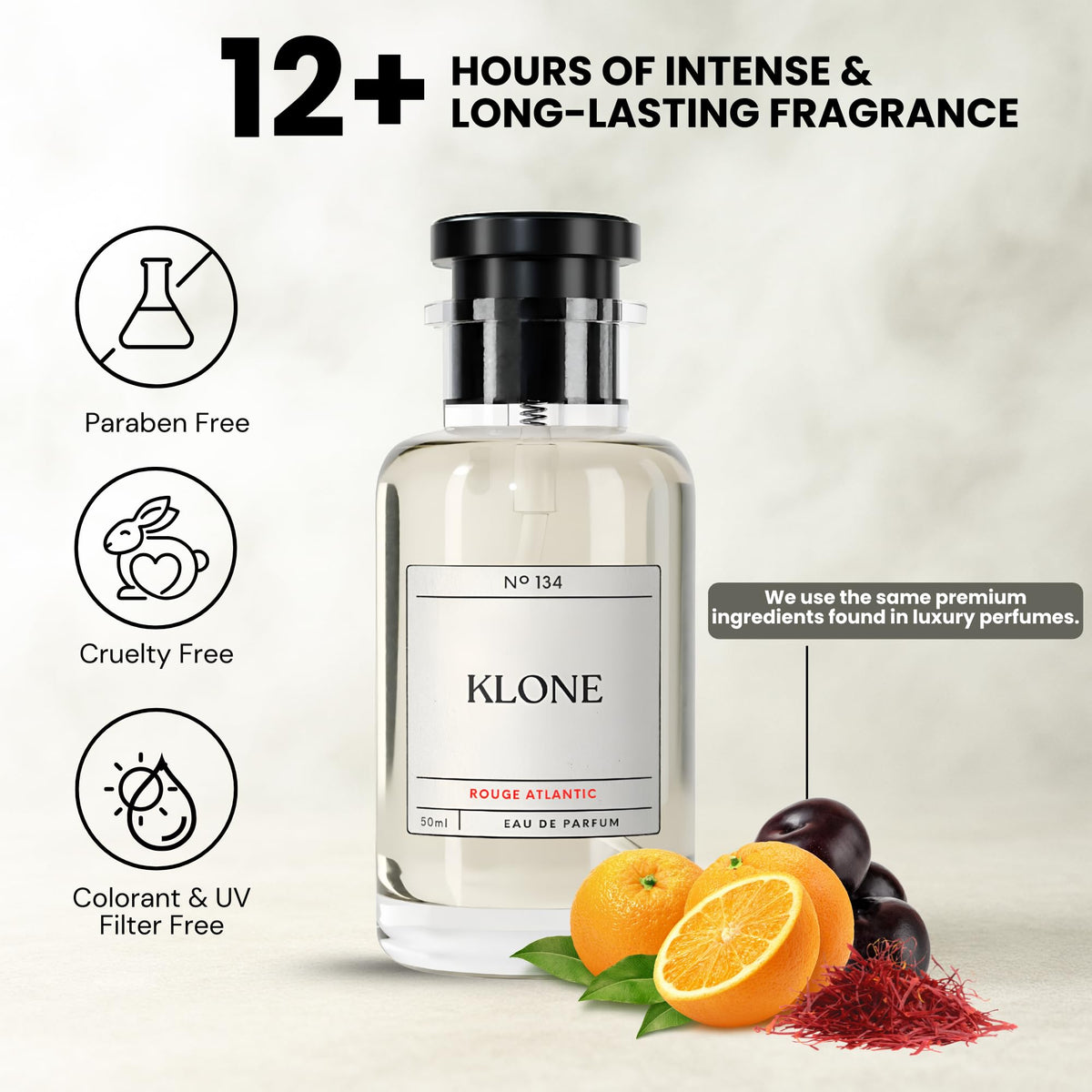 Klone misting on wrist demonstrating reliable projection and application tips