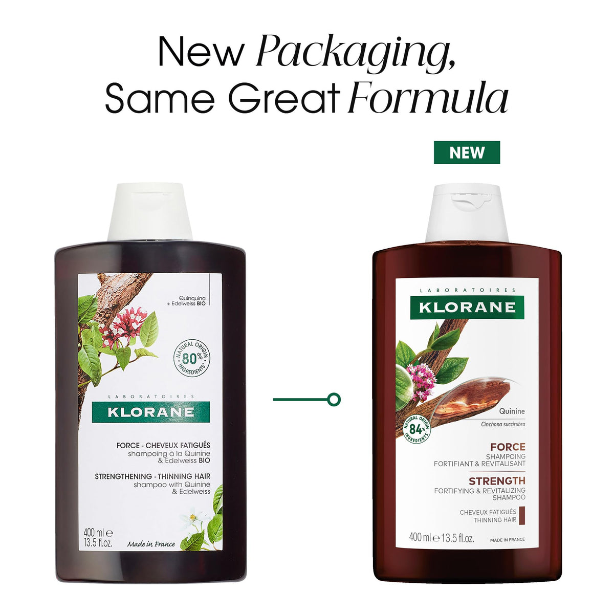 Klorane packaging detail focusing on recyclable materials and eco-friendly design