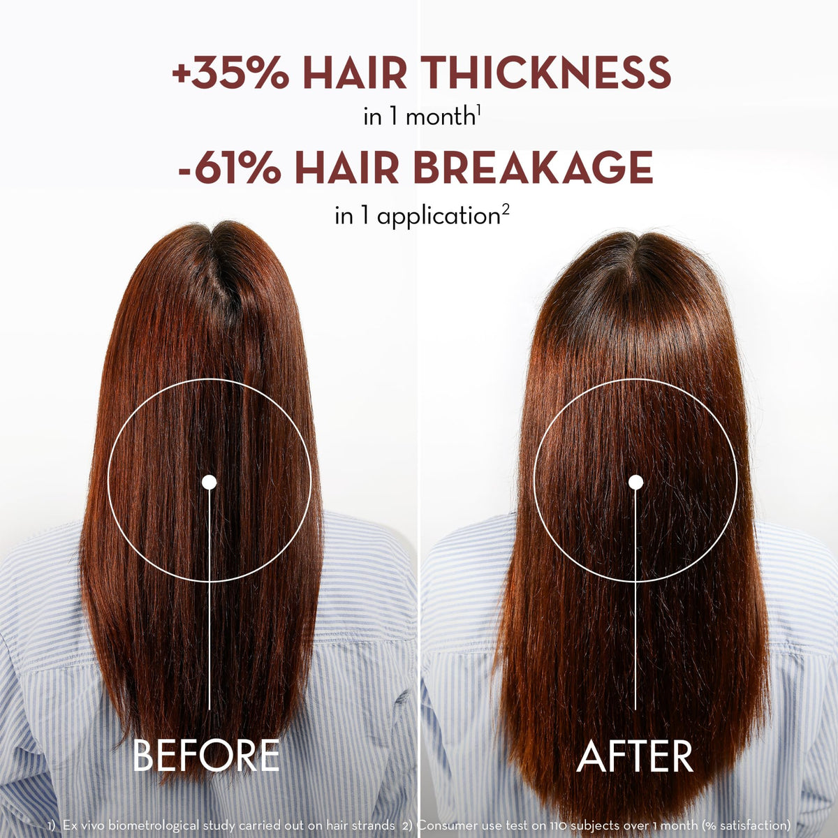Klorane close-up texture of conditioner highlighting creamy, lightweight formula