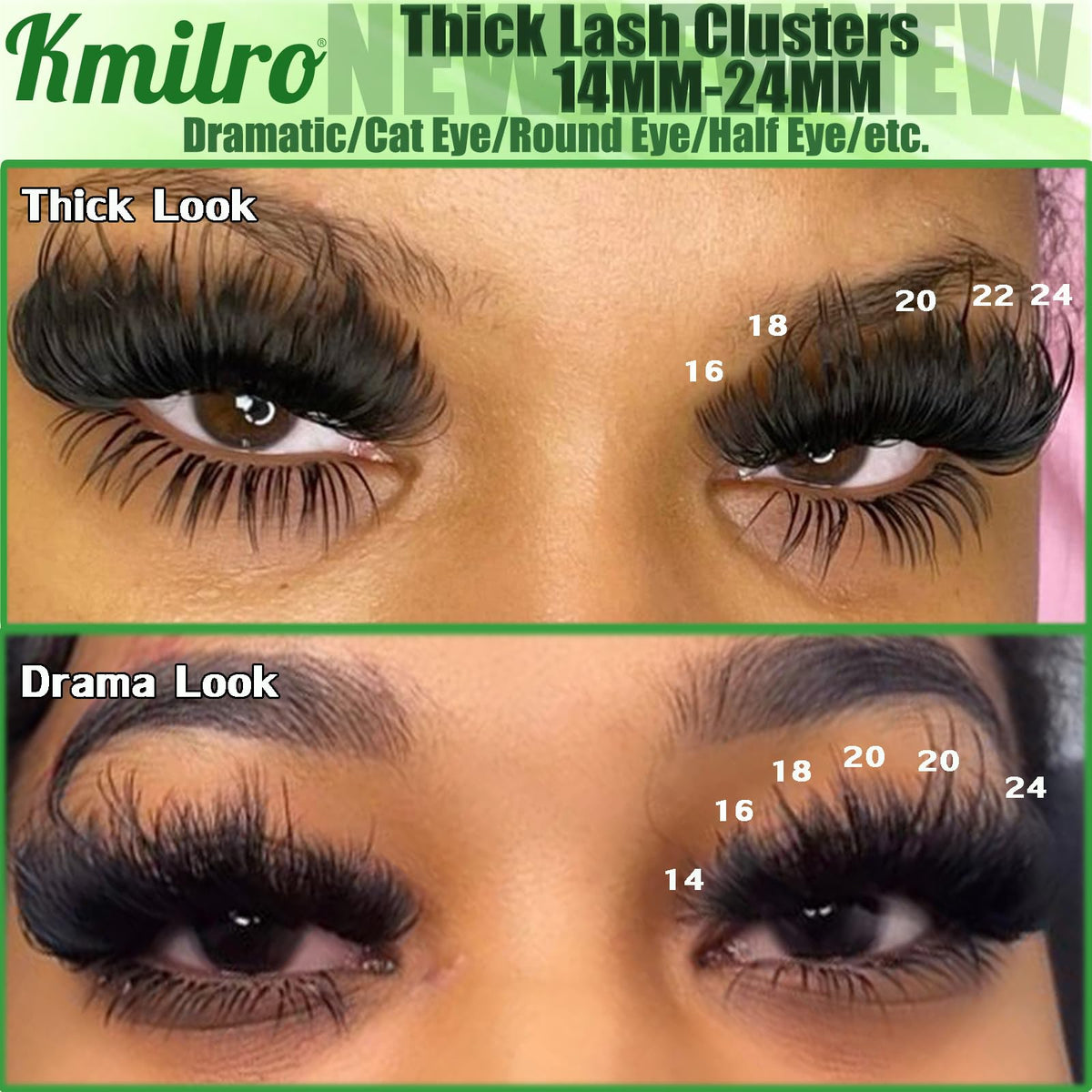 kmilro close-up of 240D cluster tips showing soft fibers for natural finish