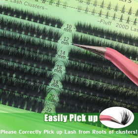 kmilro worn lashes close-up demonstrating natural matte finish and depth