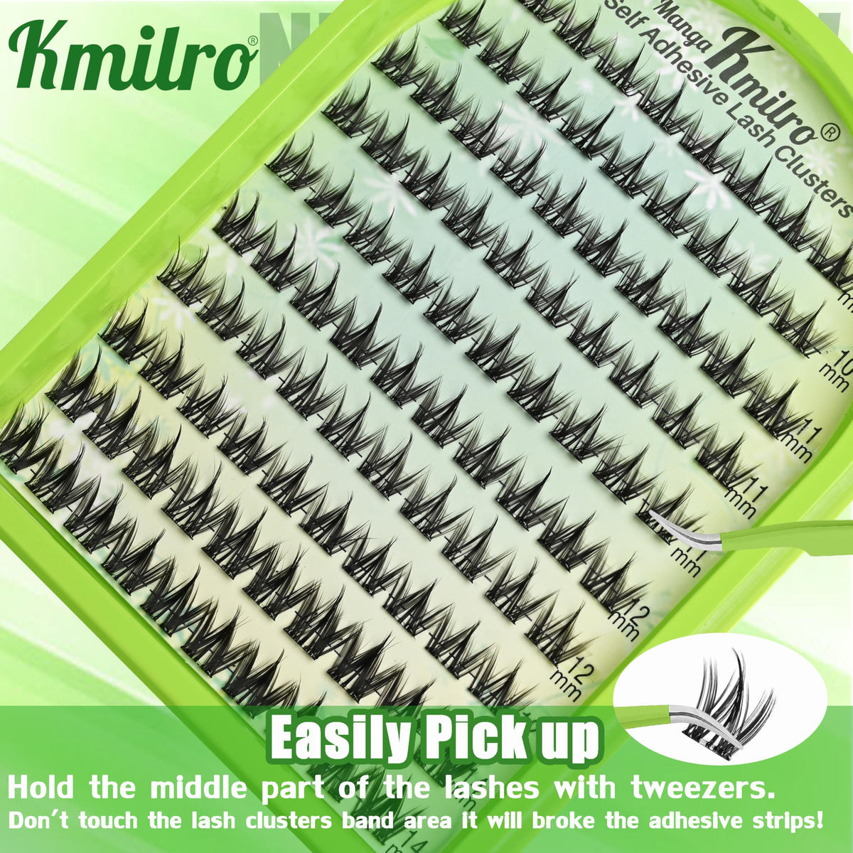 kmilro size comparison with ruler illustrating 10mm to 14mm cluster length variety