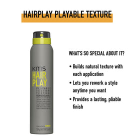 KMS aerosol mist spraying into air delivering even coverage and lightweight texture