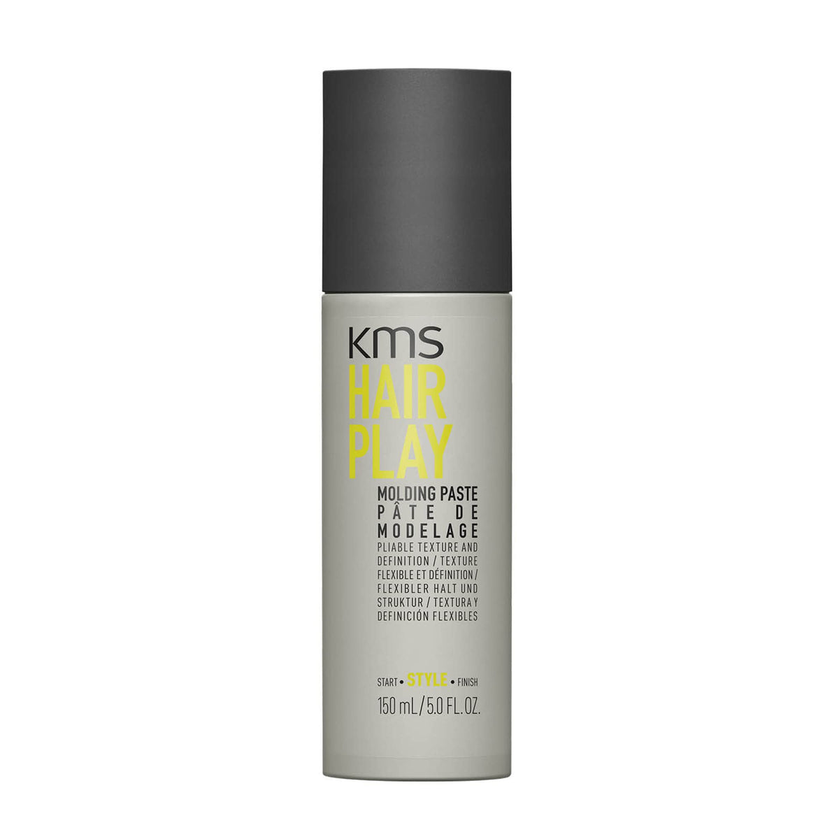 KMS front jar shot showing product packaging and clean matte finish benefit