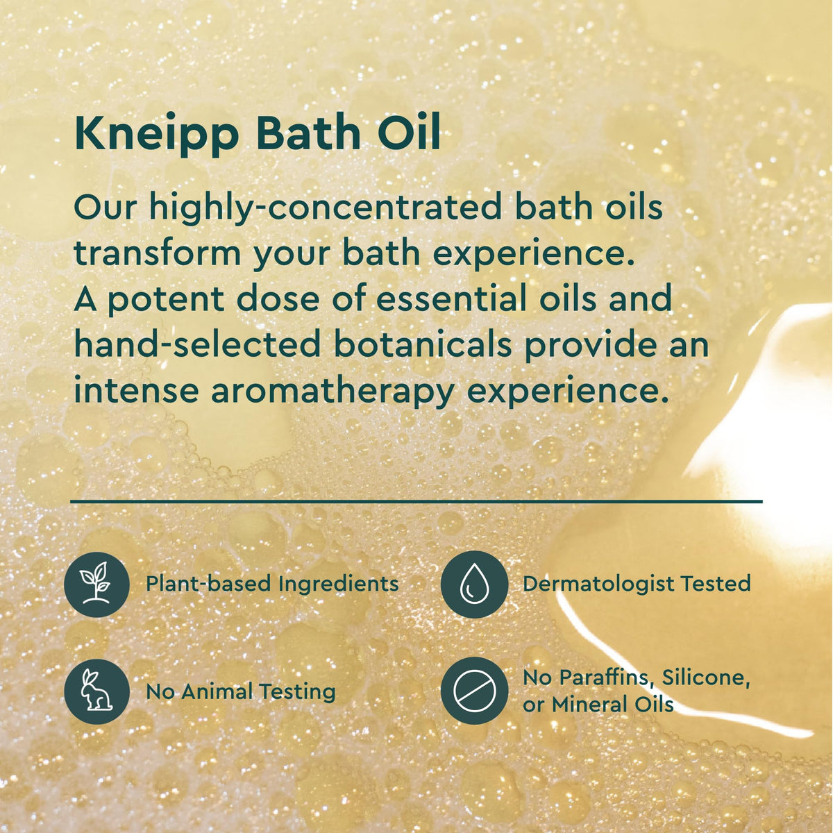 Kneipp ingredient label close-up showing arnica and essential oils