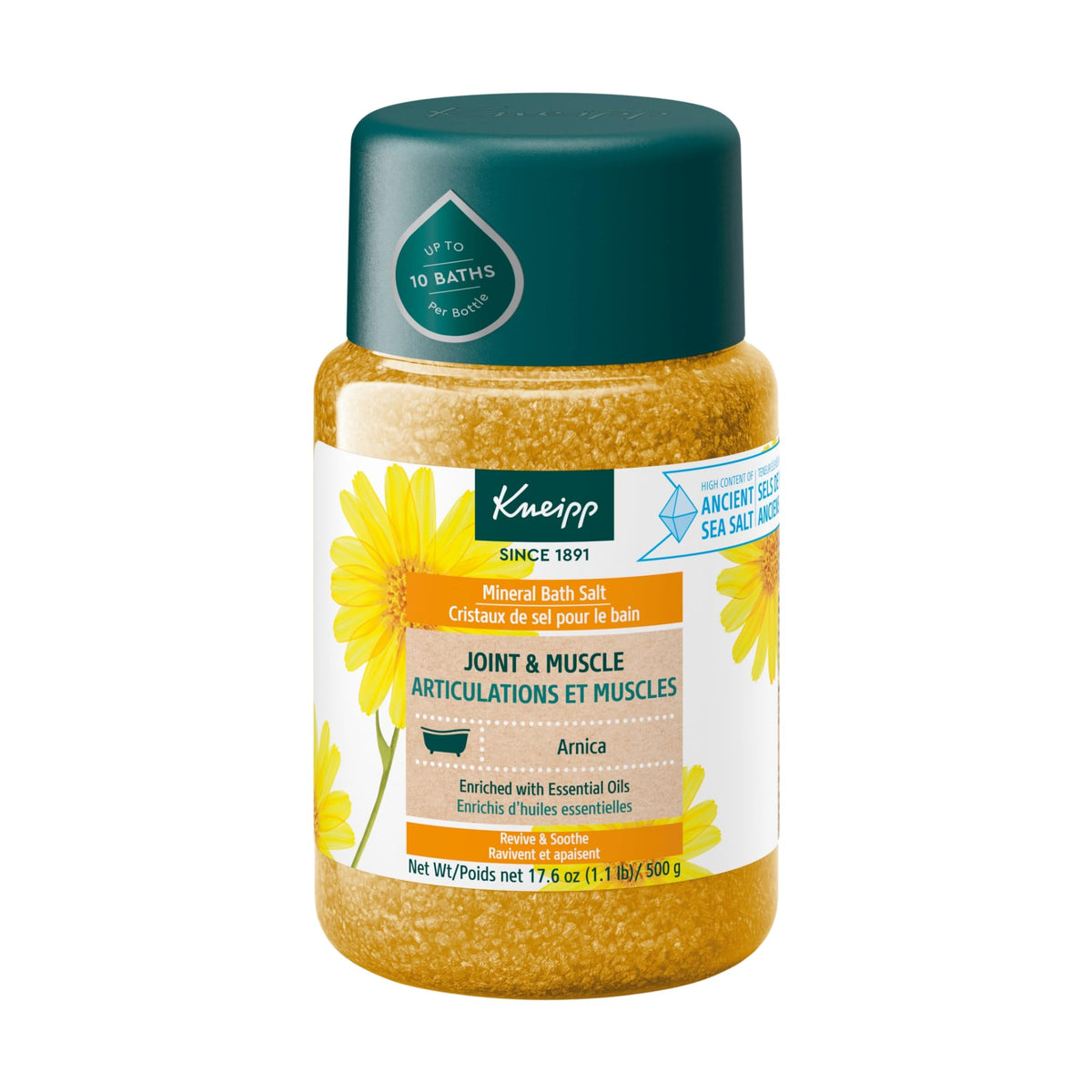 Kneipp front packaging showing jar and product identity for clear selection