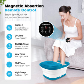 KNQZE wireless remote control close-up providing easy program control