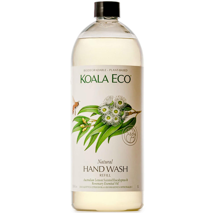 Koala Eco front bottle view showing label and recycled packaging benefits