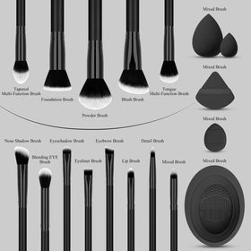 Koccido ergonomic brush handles detail demonstrating comfortable grip and durable build