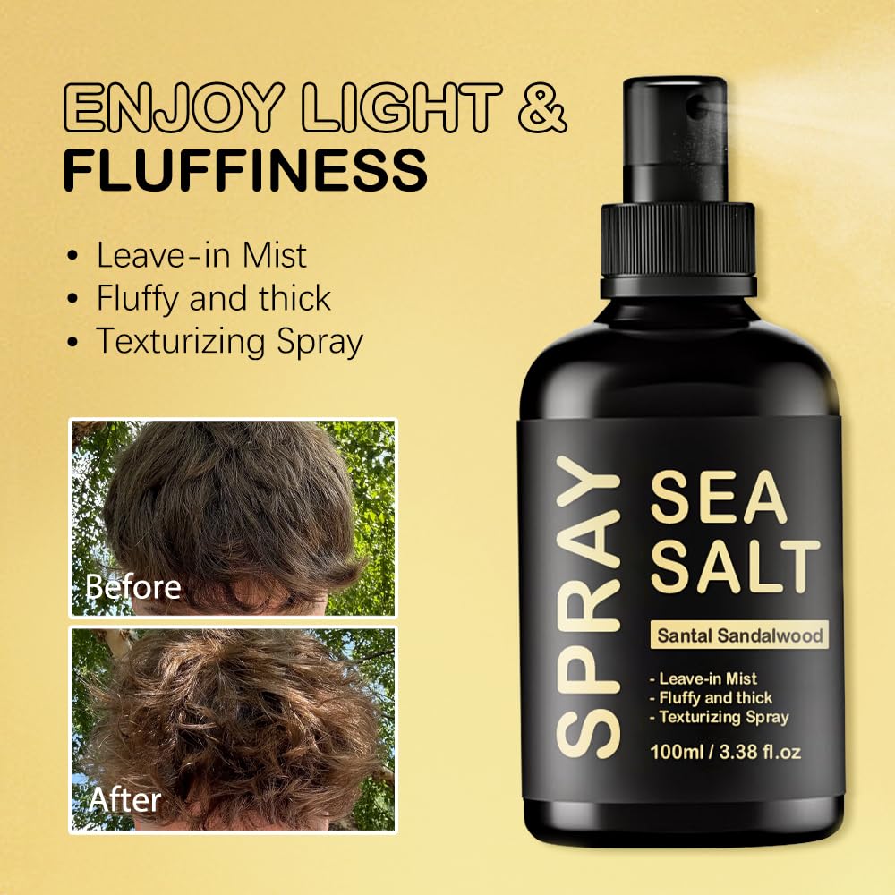 KOEC spray texture in hair adding natural beachy volume