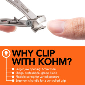 KOHM matte silver finish highlighting corrosion-resistant surface