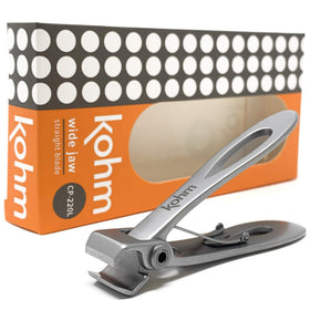 KOHM front view of clippers showing wide mouth and sturdy frame benefit clear cutting