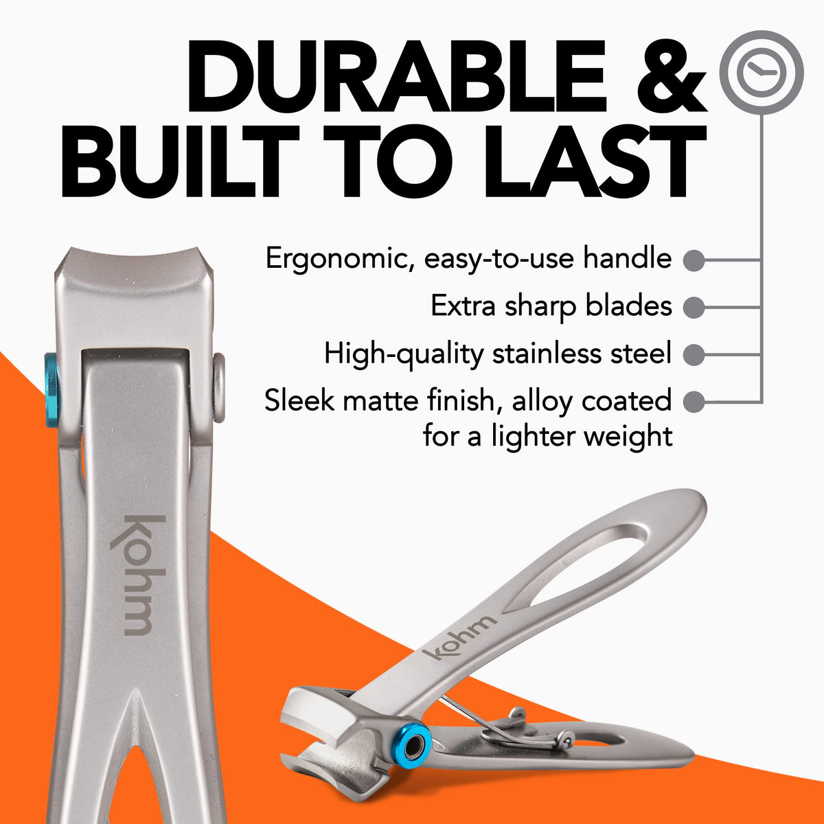 KOHM shown in hand for size comparison to demonstrate portability