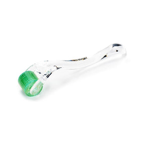 Koi Beauty needle close-up displaying 200 titanium microneedles for durable precision