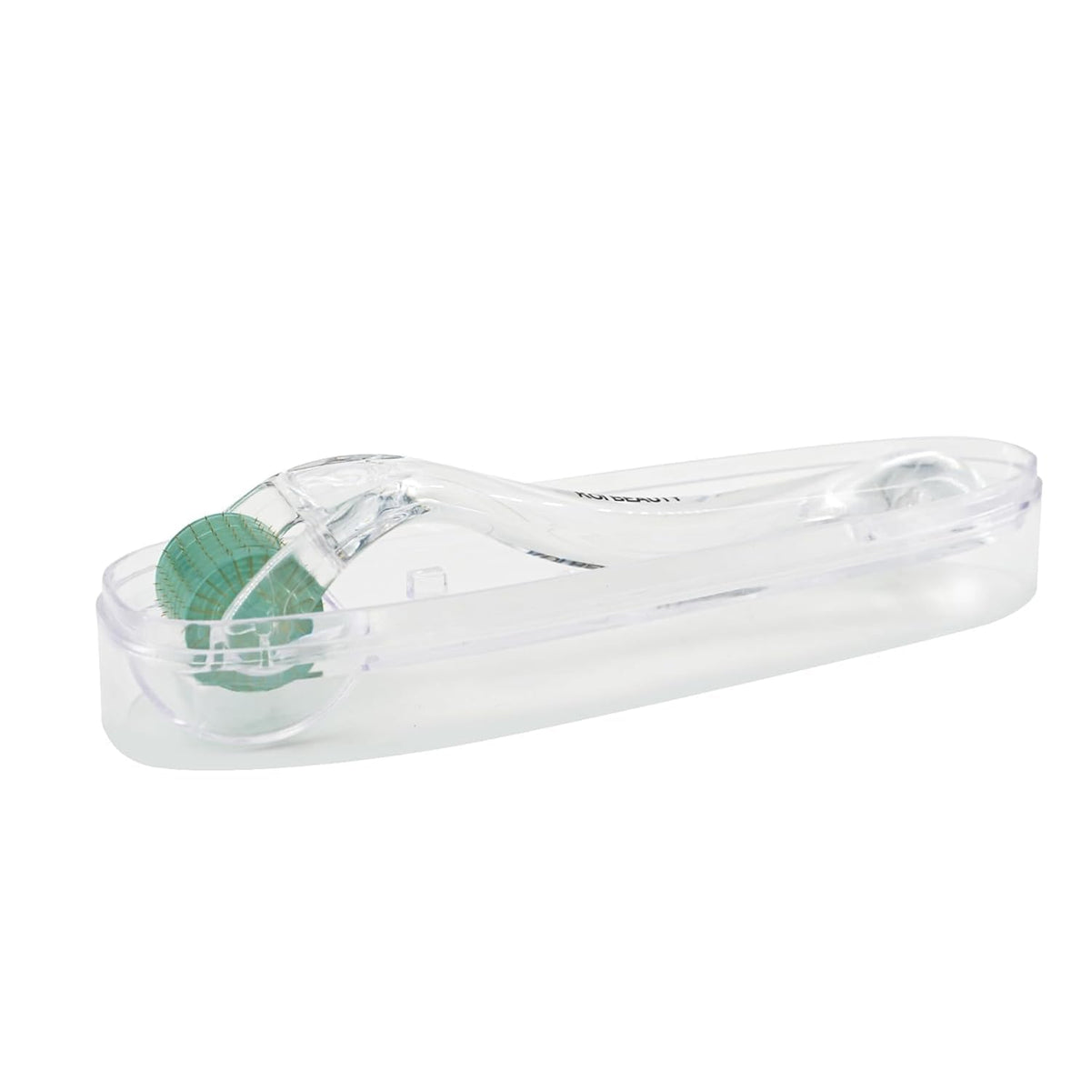 Koi Beauty roller beside storage case showing portability and safe storage