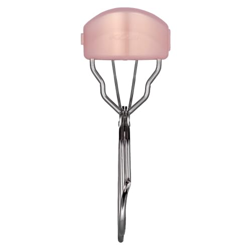 Koji curler in use on an eyelid demonstrating even lash separation and lift