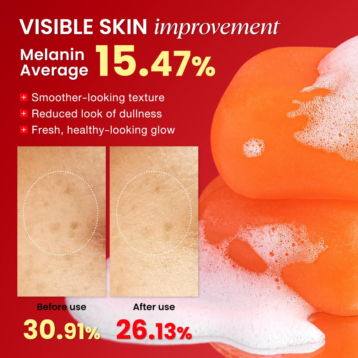 Koji White low-foam lather demonstrating gentle cleansing action