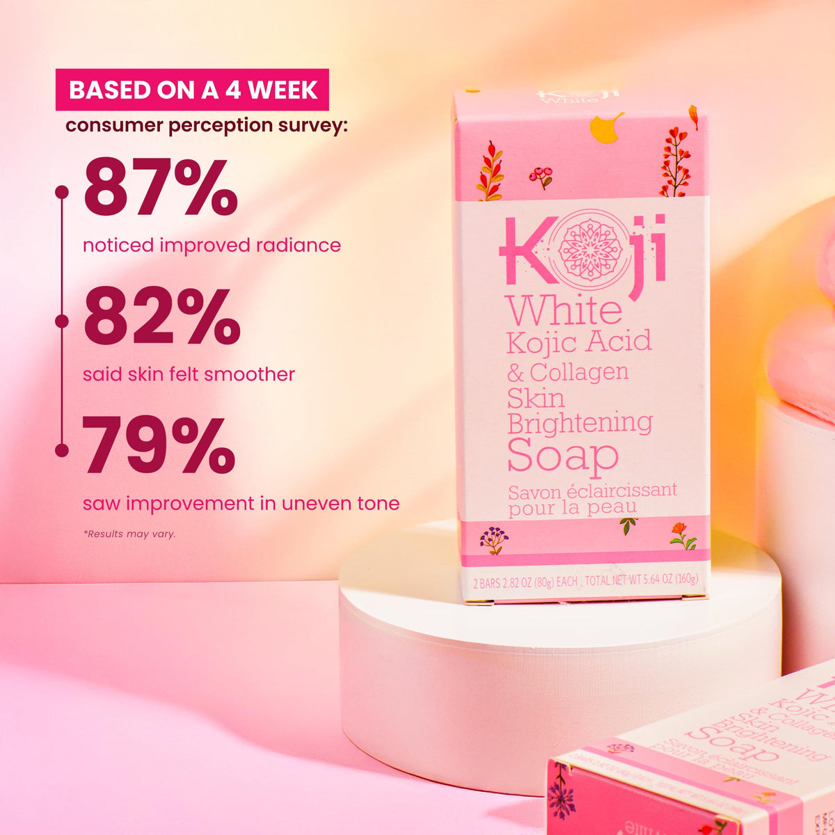 Koji White rich lather demonstrating gentle cleansing and moisturizing action