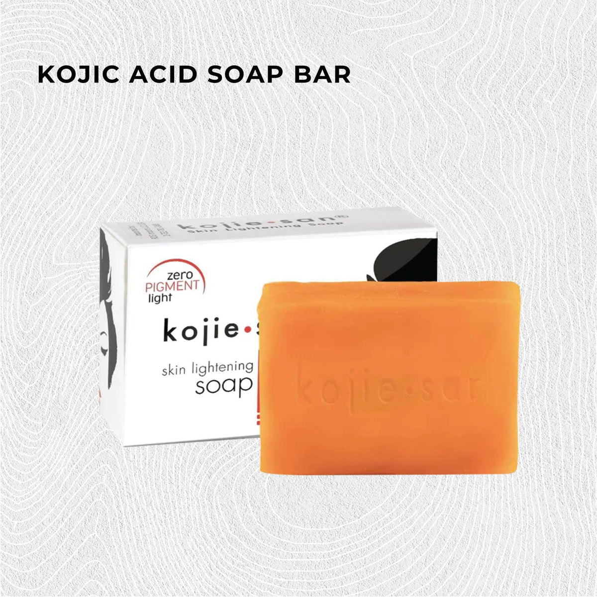 Kojie San soap lather in hand demonstrating gentle foaming cleanse