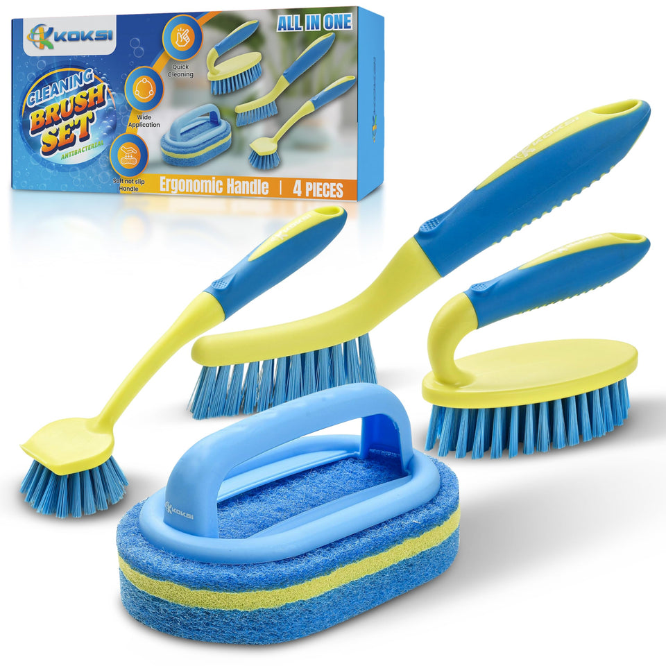 Koksi front packaging showing complete 4-piece set and immediate cleaning readiness