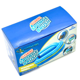 KOKSI packaging display with both brushes and clear product contents