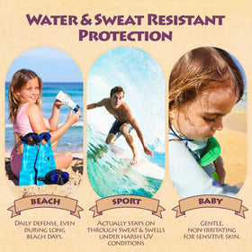 Kokua Sun Care label close-up highlighting zinc oxide and natural ingredients