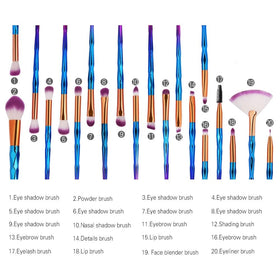 KOLIGHT applying eye shadow with sponge tip showing precise color placement