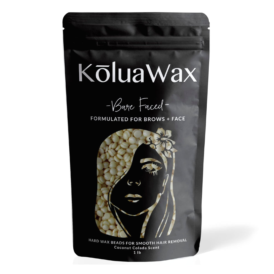 KoluaWax front packaging showing Coconut Colada scent and benefits