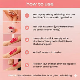KoluaWax in-use leg waxing demonstrating smooth results at home