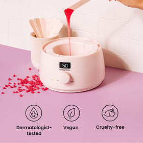 KoluaWax removable silicone pot detail for easy non-stick cleanup