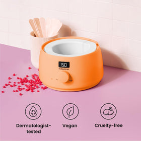 KoluaWax waxing in use on bikini area demonstrating professional-style at-home results