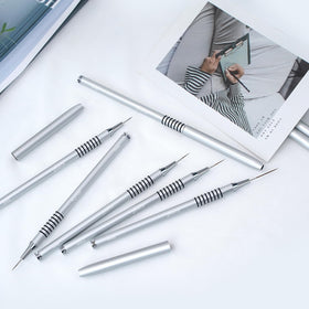 Komall brushes arranged on a salon table conveying professional results and workflow