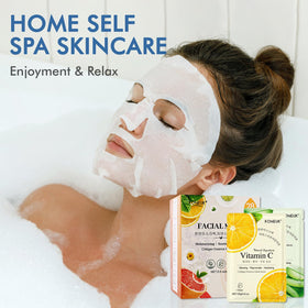 KONEUK gift box staged in home spa setting conveying pampering present