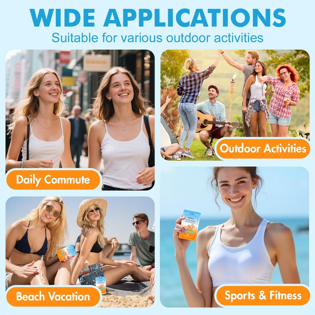 KONEUK group sharing packets at picnic highlighting convenient single‑use and family protection